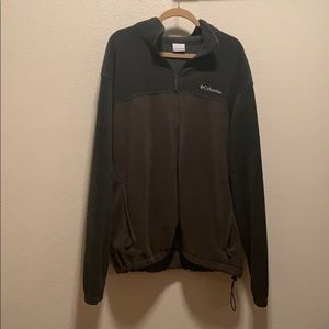Columbia two tone zip up fleece jacket